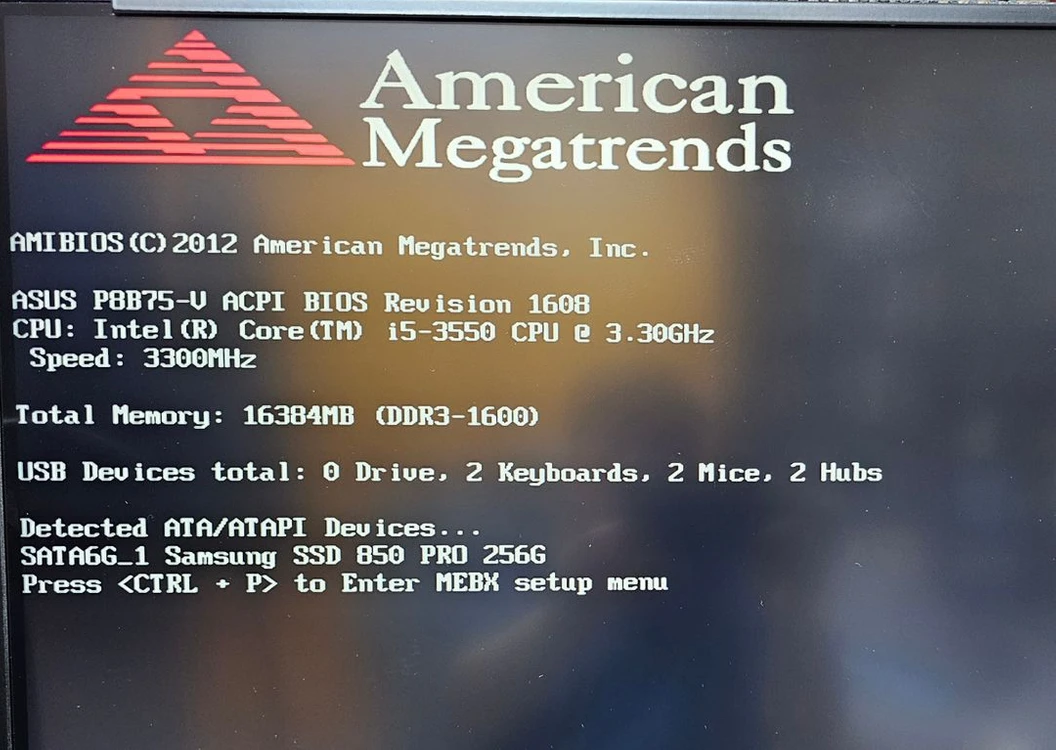 인텔 i5-3550 CPU, ASUS P8B75-V 메인보드 이미지