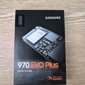 (미개봉) 삼성 970 EVO plus M.2 NVMe SSD 250GB 이미지
