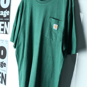 (XL-3XL) 칼하트 반팔 티셔츠 USA 그린 이미지