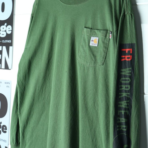 (M-XL) 칼하트 긴팔티셔츠 USA 디스트레스드 이미지