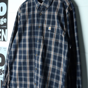 (XL-3XL) 칼하트 셔츠 남방 USA 체크 박시 이미지