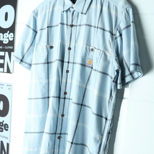 (M-XL) 칼하트 반팔 카라 티셔츠 USA 워크 이미지