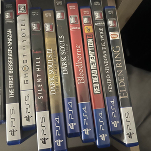 PS4/PS5 게임 타이틀 모음 이미지