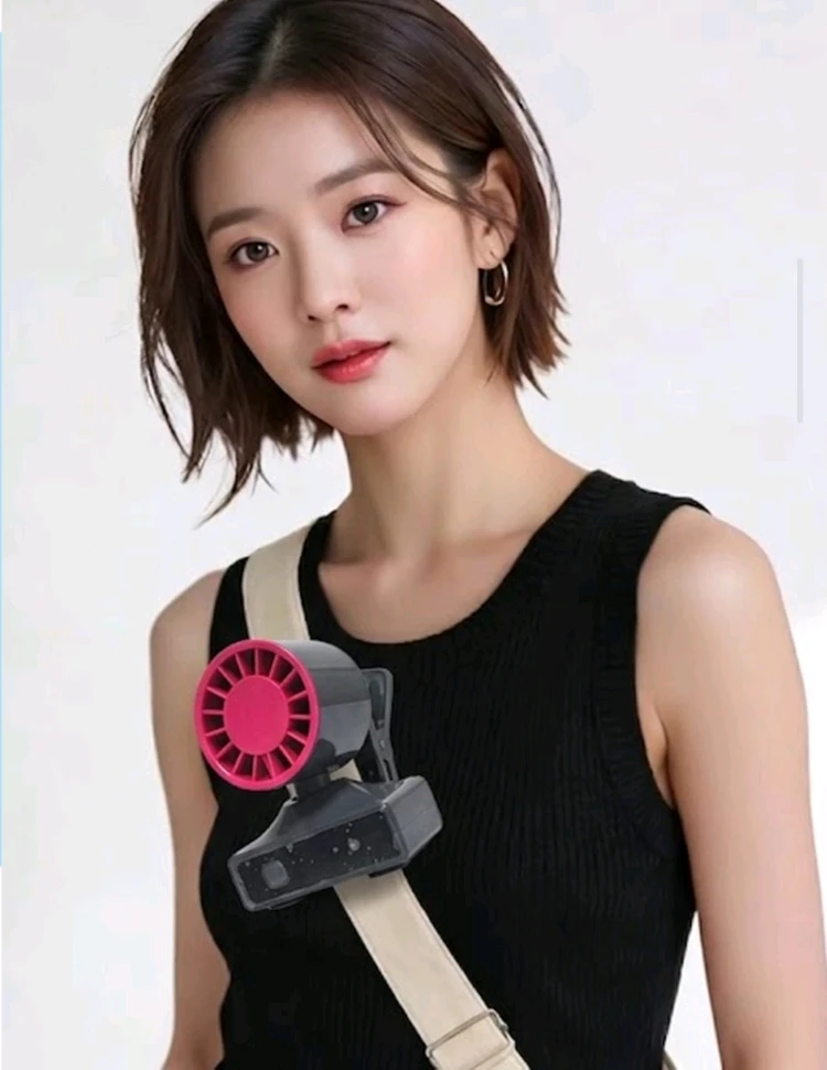 바디클립 미니 휴대용선풍기 손풍기 날개없는선풍기 쿨링 탁상용 무선선풍기 집게선풍기 야구장 캠핑 등풍기 이미지