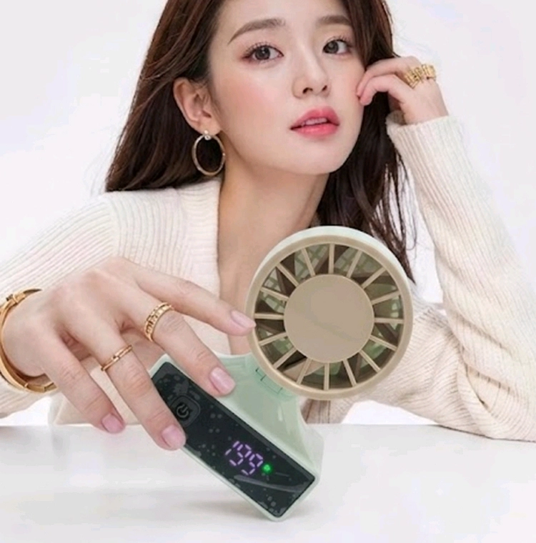 바디클립 미니 휴대용선풍기 손풍기 날개없는선풍기 쿨링 탁상용 무선선풍기 집게선풍기 야구장 캠핑 등풍기 이미지