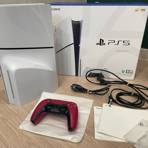 PS5 슬림 플레이스테이션5 디스크 택포 이미지