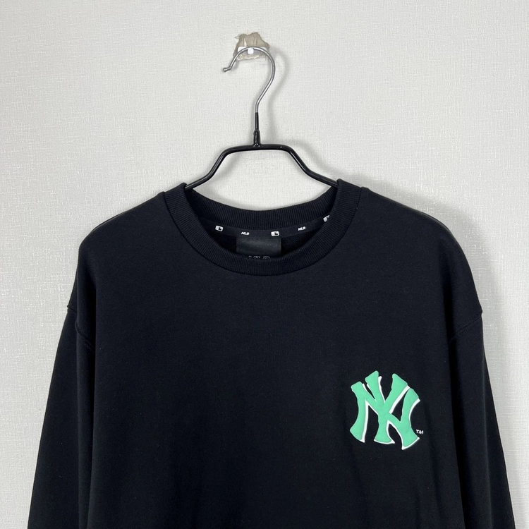 MLB 뉴욕 양키즈 맨투맨 블랙 긴팔 티 공용S 90 라덴 빈티지 이미지