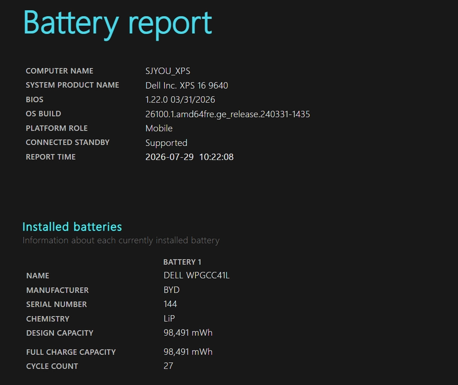 DELL 델 노트북 XPS 16 9640 DX9640-WP01KR 이미지