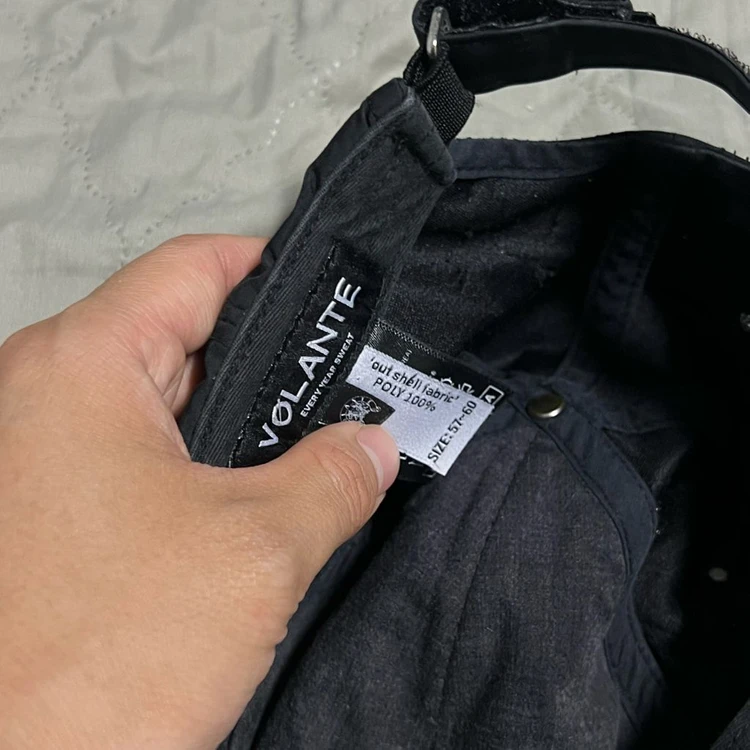 볼란테 볼캡 블랙 모자 검정 스포티 VOLANTE 이미지