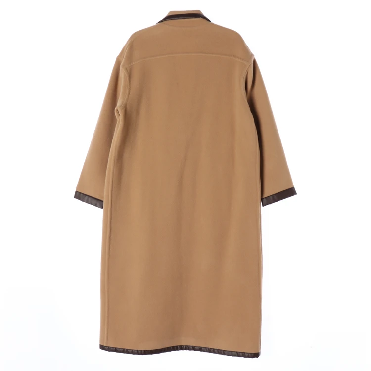 아페쎄 A.P.C. 브러시드 울 블렌드 펠트 롱 코트 이미지
