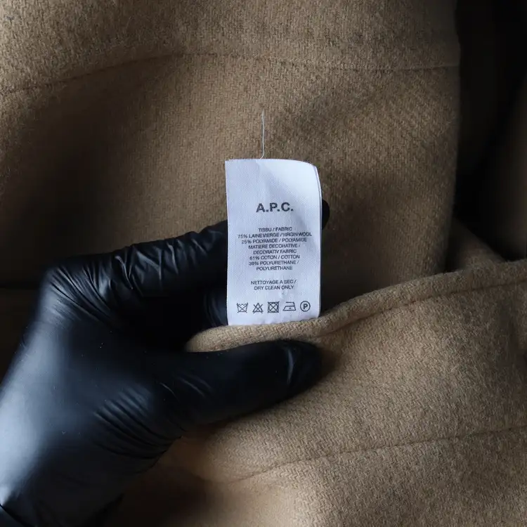 아페쎄 A.P.C. 브러시드 울 블렌드 펠트 롱 코트 이미지