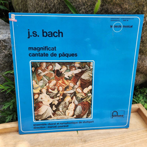 수입LP/마르셀 쿠로(Marcel Couraud) 지휘.바흐의 마그니피카트(Magnificat)부활절 칸타타 이미지