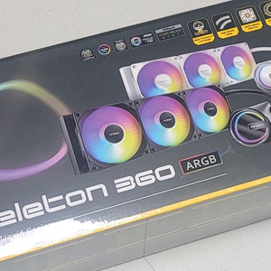ANTEC skeleton 360 ARGB 수랭쿨러 미개봉 (블랙) 판매합니다. 이미지