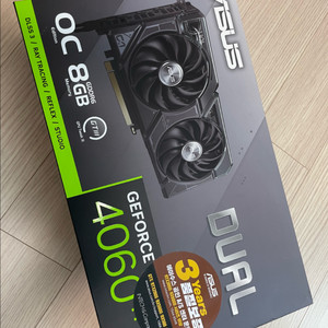ASUS RTX4060Ti DUAL OC 이미지