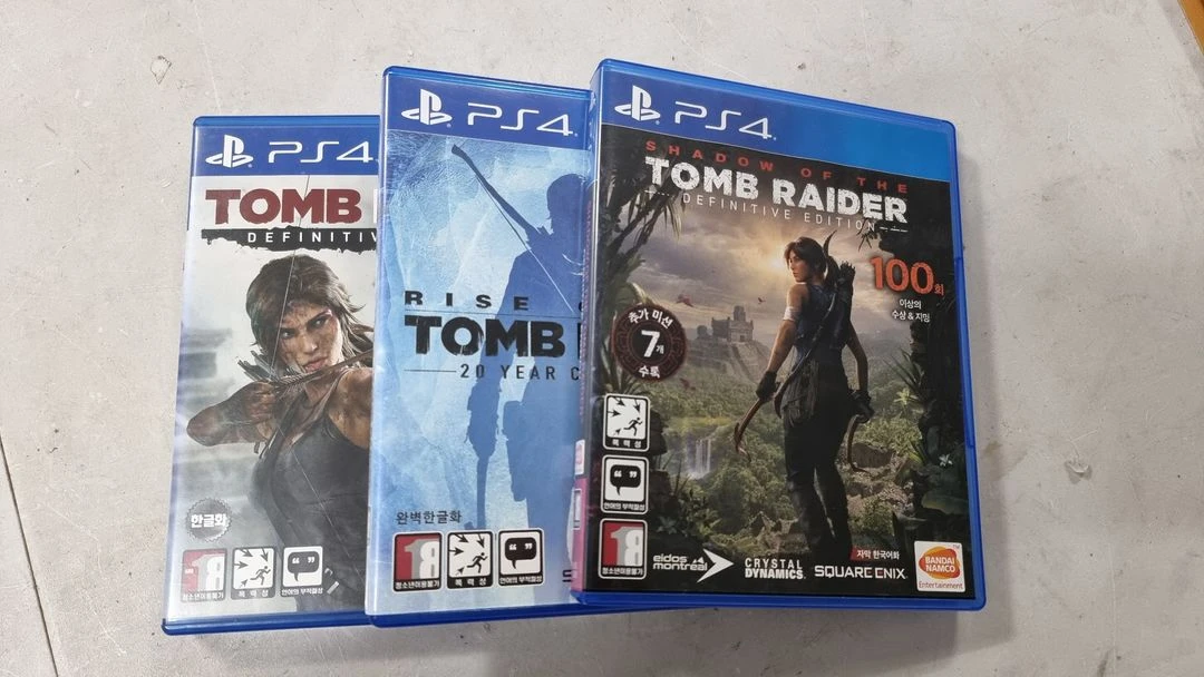 PS4 툼레이더 3종 세트 일괄 - 안심되는 중고거래
