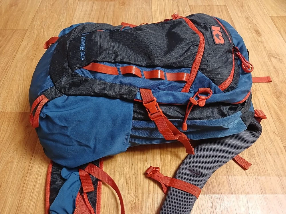 K2(정품) 남성 등산 배낭 백팩 (30리터) (블루) (상태 최상급) 이미지