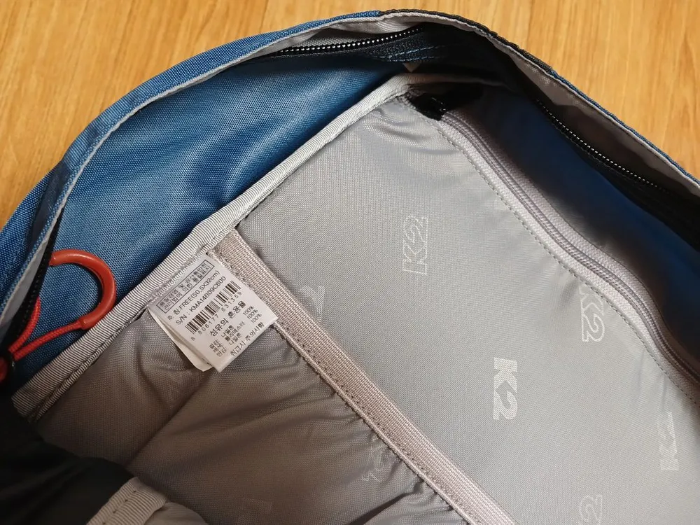 K2(정품) 남성 등산 배낭 백팩 (30리터) (블루) (상태 최상급) 이미지