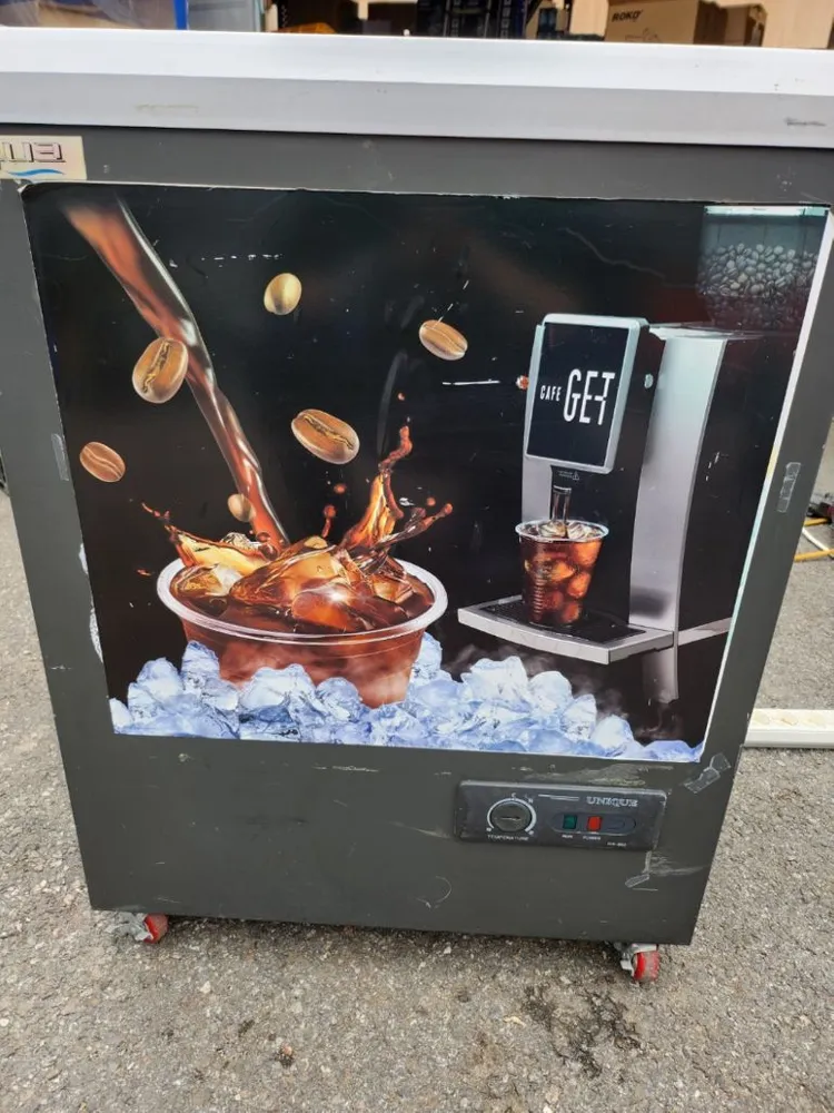 아쿠아파인 유니크 아이스크림 얼음컵 냉동고 바퀴있음 경기광주 택배가능 이미지
