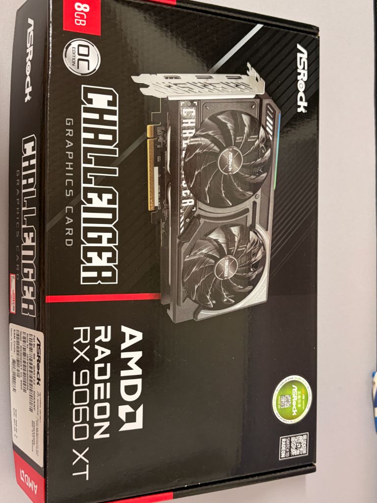 RX 9060 XT 그래픽카드 이미지