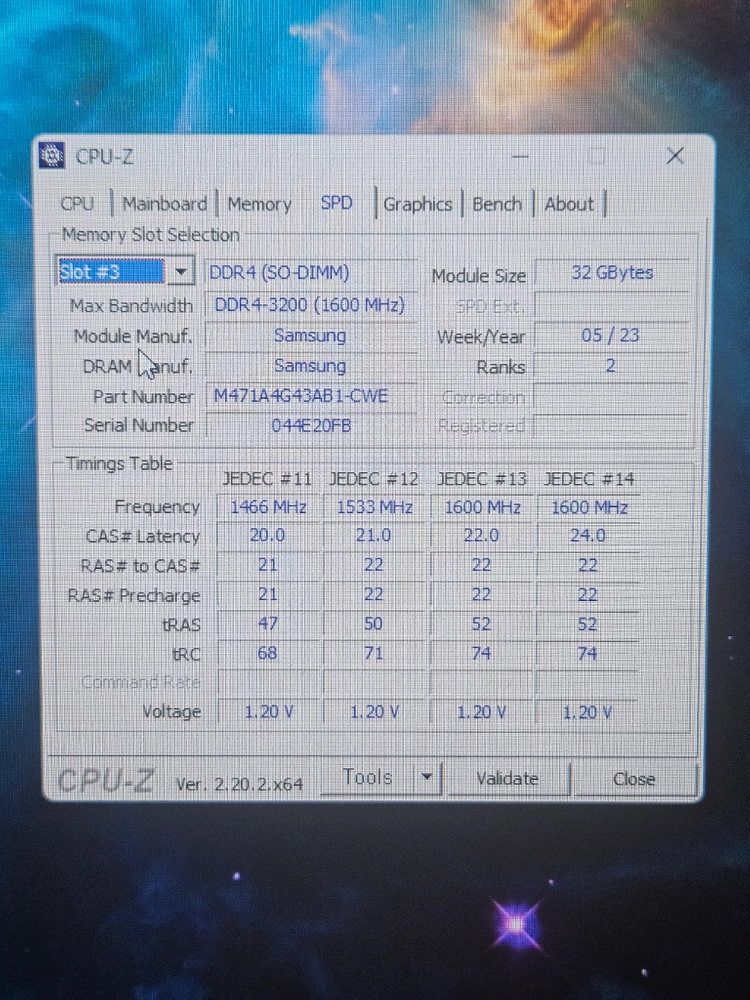 삼성전자 DDR4 32GB PC4-3200 노트북용 램 이미지
