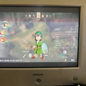 소니 트리니트론 sony trinitron 완전평면 crt 브라운관 모니터 이미지