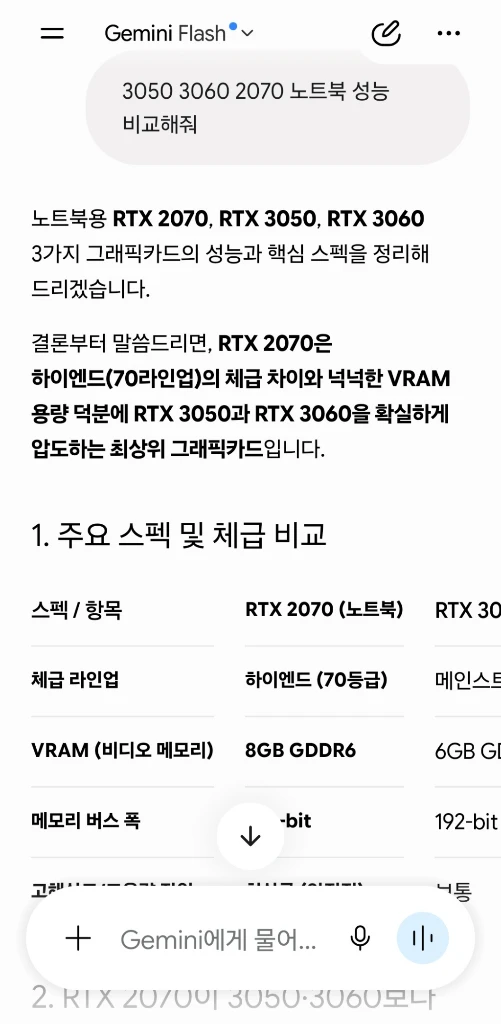 에이서 노트북 i7 ssd500 램16g rtx3060이상급 이미지