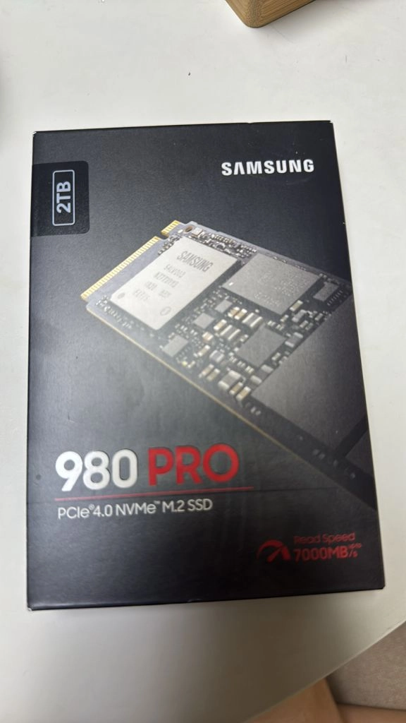 정품 삼성 SSD 980 pro M.2 NVMe SSD 2TB 새상품 이미지