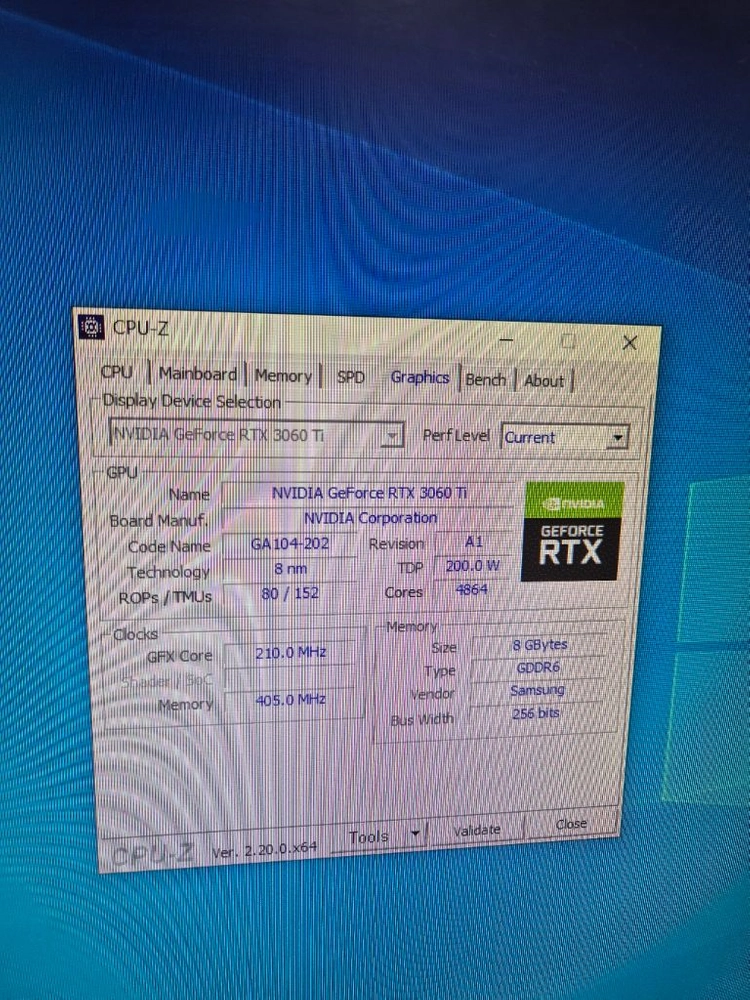 RTX 3060ti 그래픽카드 이미지