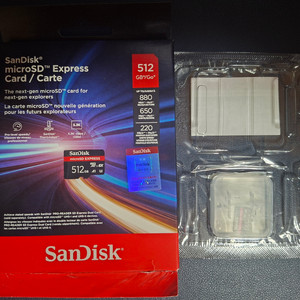 샌디스크 micro sd express 512gb 국내정발 이미지