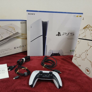 (신공정) 소니 Ps5 / 플스5 슬림 디스크 에디션 1TB+ (정품 고오요 콘솔 커버) 이미지