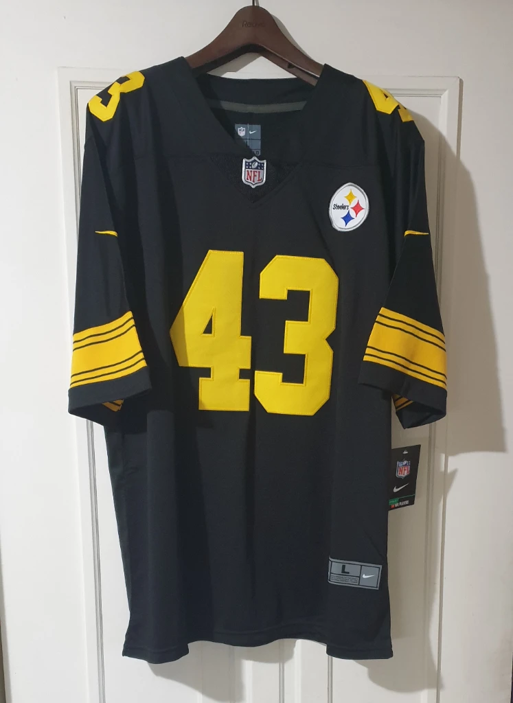 NFL 피츠버그 스틸러스 트로이 폴라말루 컬러러쉬 유니폼 이미지