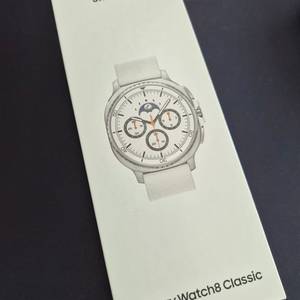 갤럭시 워치8 클래식 46mm 화이트(새상품) 이미지