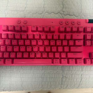 로지텍코리아 공식 G PRO X TKL RAPID 유선 게이밍 키보드 핑크, 마그네틱축 이미지