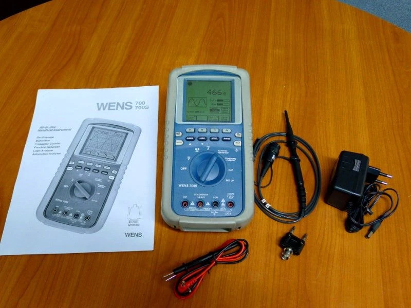 휴대용 올인원 다기능종합계측기 웬스 WENS700S 오실로스코프,멀티미터 이미지