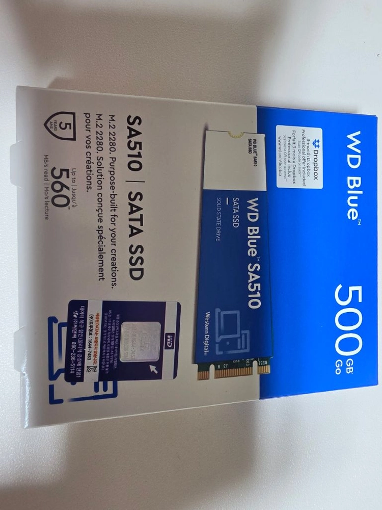 WD M.2 500GB SSD 판매 총수량 2개 이미지