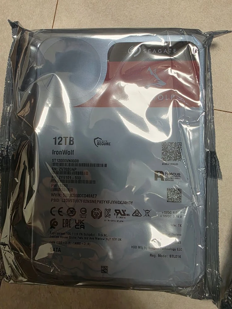 [미개봉]씨게이트 IronWolf 12TB HDD 이미지
