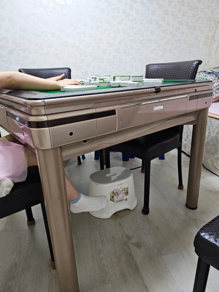 마쟝 마작 패테이블 세트 이미지