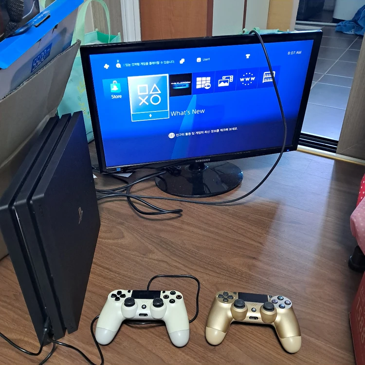 Ps4 프로 7017 1테라 팝니다 노박스 펌 12.5 하자있음 내용확인 - 안심되는 중고거래