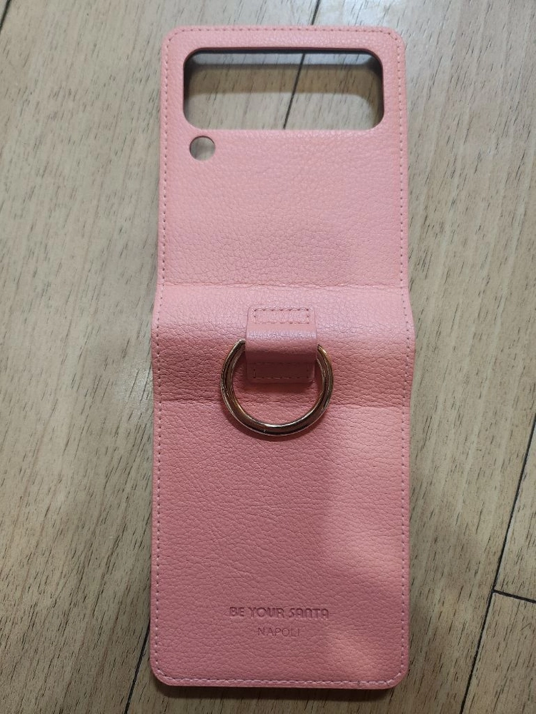 갤럭시 Z 플립4 핑크 링 케이스 이미지
