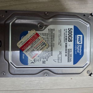 WD 데스크탑용 하드디스크(HDD) 3.5인치 500G 판매합니다. 이미지
