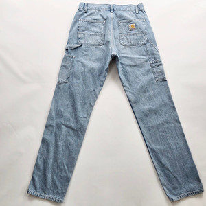 칼하트 청바지 카펜터 연청 일자 데님팬츠 사이즈30 R6734 이미지