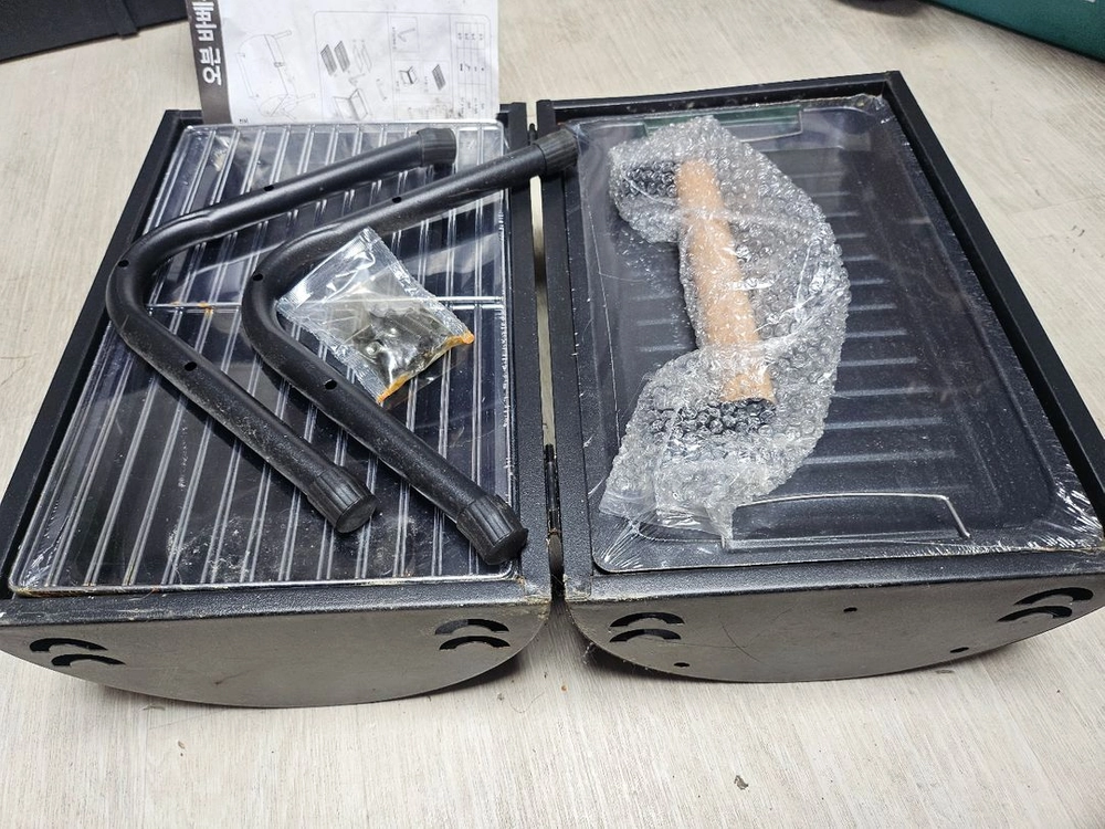 휴대용 오븐 바베큐 그릴 세트 이미지