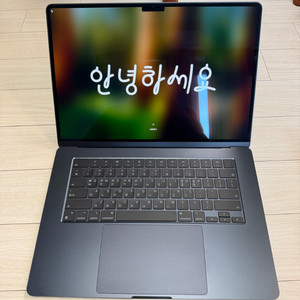 맥북 에어 M2 15인치 8gb 512ssd 미드나이트 이미지