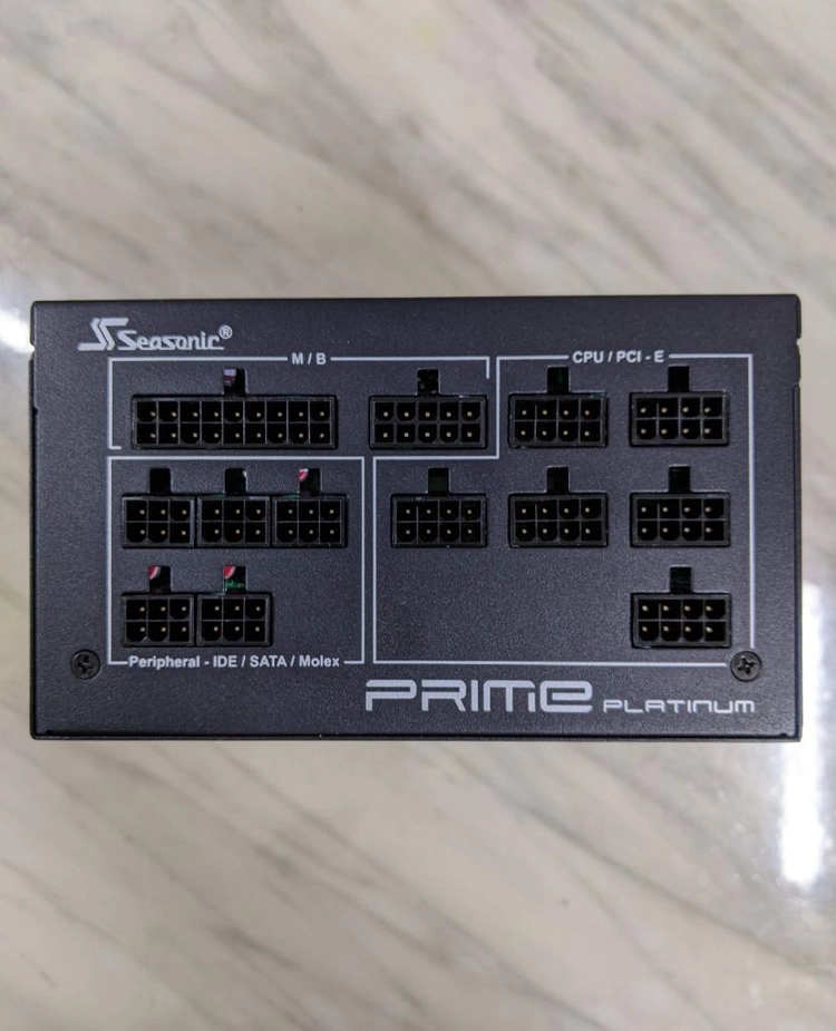시소닉 포커스 프라임 750W 1000W 1300W 골드 플래티넘 파워 서플라이 이미지