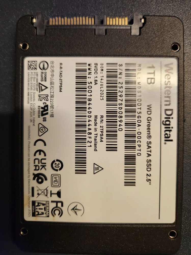 WD Green 240gb 이미지