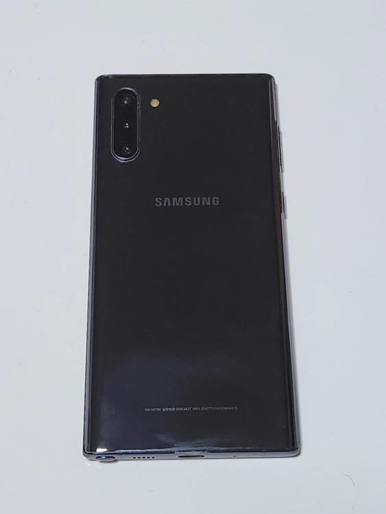 갤럭시노트10 128G 블랙 공기계 60379 이미지