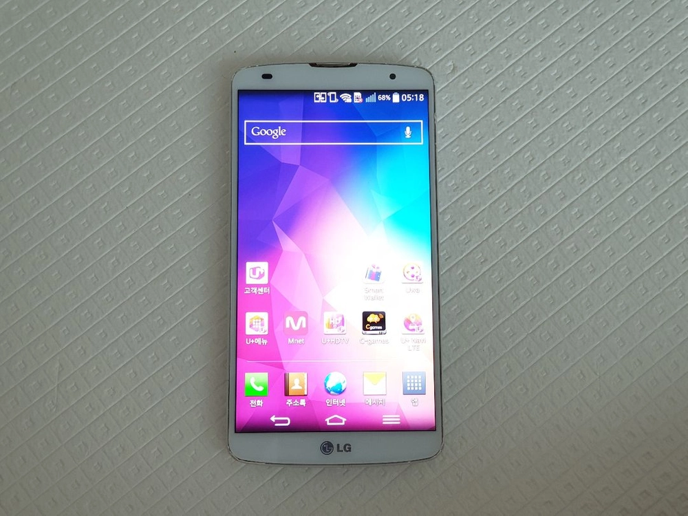 LG G Pro 2 화이트 스마트폰 이미지