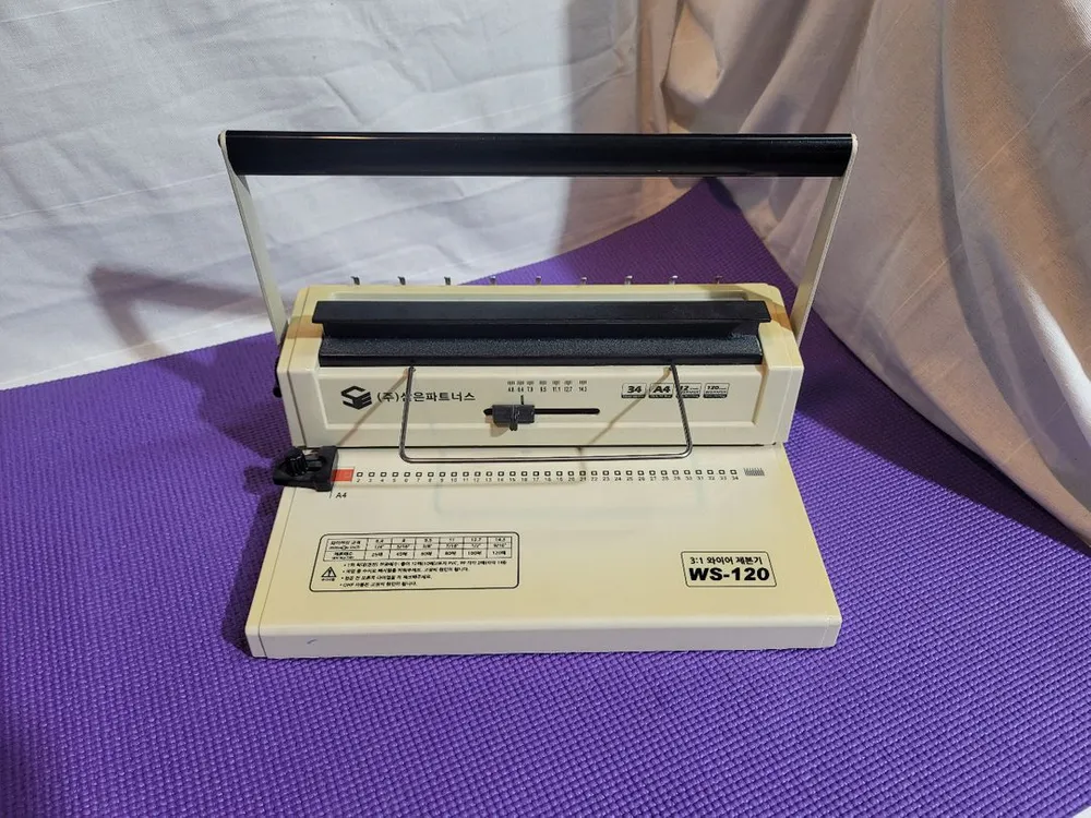 삼은파트너스 WS-120 와이어제본기 와이어링 사무용품 - 안심되는 중고거래