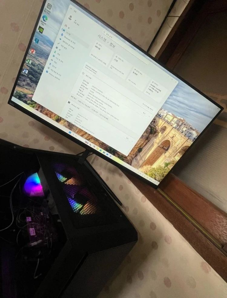 i7 게이밍 사무 컴퓨터 데스크탑 PC 풀세트 싸게 정리 합니다. 이미지