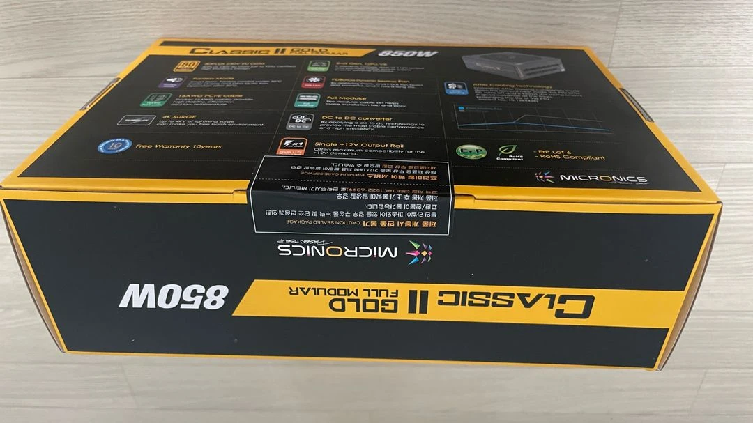 [판매중] 마이크로닉스 850W 골드 풀모듈러 파워서플라이 / 택포 이미지